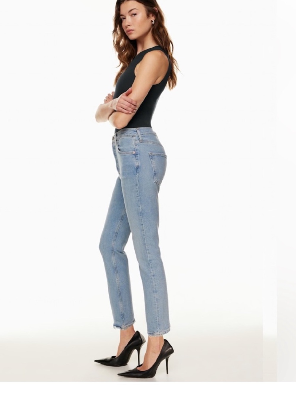 AGOLDE Riley Long Jean - Picture 1 of 13